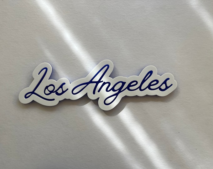 Los Angeles Sign, Los Angeles, LA Made, Local artist, acrylic sign, choose your colors, made locally, los angeles artist