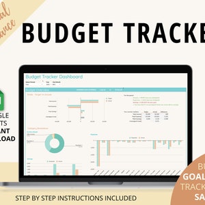 Personal Budget Tracker | Google Sheet template | monthly budget planner | Savings goals | Budgeting and finance tool