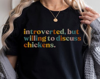 Hühner-Shirt-lustiges Geschenk für Huhn-Liebhaber-T-Shirts Huhn-Mutter-T-Shirt Frauen-Kleid-T-Stück für ihr Leben auf dem Bauernhof Haustier-Besitzer-lustiges Henne-T-Stück