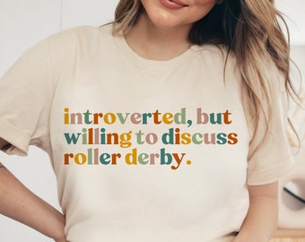 Roller Derby Shirt Funny Gift For Roller Derby Lovers Tshirts Roller Derby Mom T-Shirt Women Apparel Tee For Her Roller Derby Sport Tee