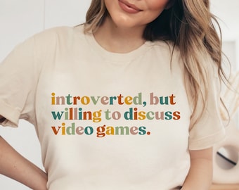 Video Game Shirt Funny Gift For Gamers Tshirts Gifts For Gamer Girl T-Shirt Women Apparel Tee For Her Gamer Girlfriend Tee Streamer Gifts