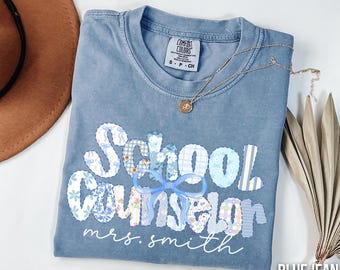 Comfort Colors School Counselor Shirt, School Counseling Gifts, Mental Health School Shirt, Counselor School Tee, School Therapist Shirts