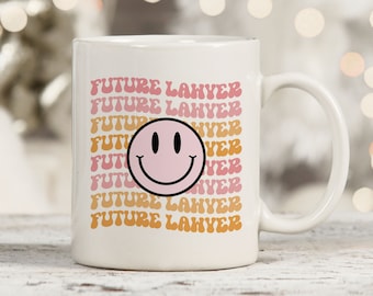 Future Lawyerl Mug, Funny Lawyer Gifts, Lawyer Mugs, Law School Graduation, Funny Attorney Gift, Future Lawyer, Law Student Gifts, Retro Mug