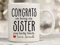 Funny Sister Mugs, Sister Gift Idea, Sister Present Gift From Sister, Sister Cup, Gift For Sister, Custom Sister Gifts, Sister Gifts