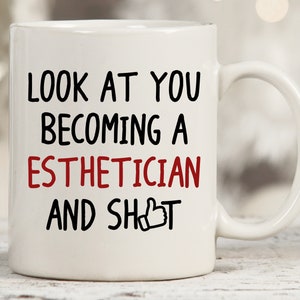 Esthetician Gifts, Skin Therapist Gifts, Esthetician Mugs, Gift For Esthetician, New Esthetician Gifts, Future Esthetician, Aesthetician Mug