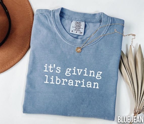Comfort Colors Librarian Shirt, School Librarian Shirts, Library Shirt, Gift for Librarian, School Library Shirt, School Staff Shirts