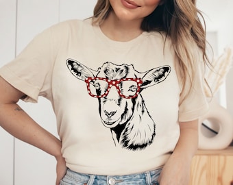 Goat Shirt Funny Gift For Goat Lover The Goat Whisperer Farm Animal Life Goat Mom Tshirts Goat Mama T-Shrit Women Goat Tee Farmer Shirt