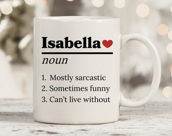 Personalized Name Definition Mug, Personalize Name Mug With Custom Definition, Custom Name Mug, Name Meaning Mug, Funny Name Definition Mug