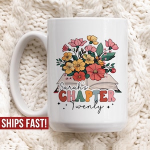 20th Birthday Gift for Her Friends 20th Gifts Chapter 20 Bestfriend Funny Sister Mug for Men Gift for Him 1999 Bday 25th Gift Ideas for Book