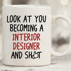Funny Interior Designer Gifts, Interior Designer Mug, New Interior Designer, Future Interior Designer Gift Idea, Gift For Interior Designers