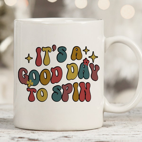 Its A Good Day To Spin Mug, Cycling Coffee Mug, Cycling Gift For Women, Spinning Mug, Spinning Gift, Spinning Bike Gift, Spin Mug