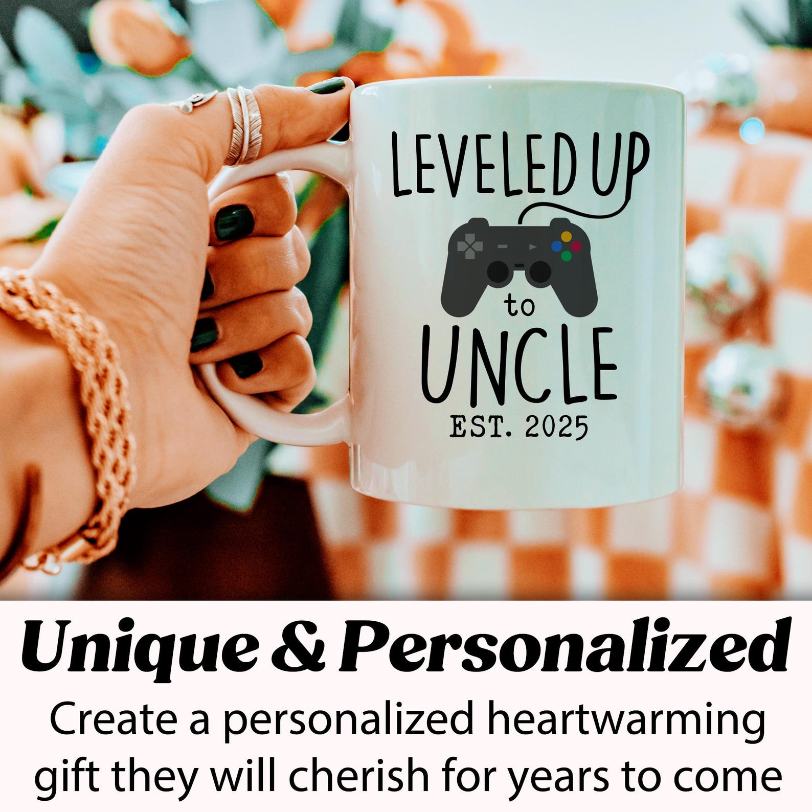 Uncle Presents Leveled up to Uncle Mug, New Uncle Gifts for Brother, Future Uncle ...