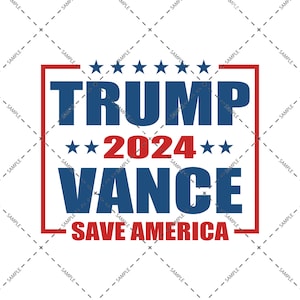 Trump Vance 2024 Png Donald Trump Jd Vance 24 Png Jd Vance Vice President Digital Download Trump&#39;s VP DTF Print File Sublimation Print File