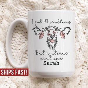 Custom Hysterectomy Gift Funny Get Well Soon Gift for Hysterectomy Post Surgery PCOS Personalized Hystorectomy Recovery Gift Idea Care Mug immagine 1