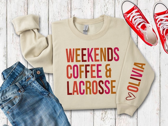 Custom Lacrosse Mom Shirt Lacrosse Gifts for Parents Game Day Lacrosse Player Son Shirts Personalized Lacrosse Sweatshirt Custom Name Etsy