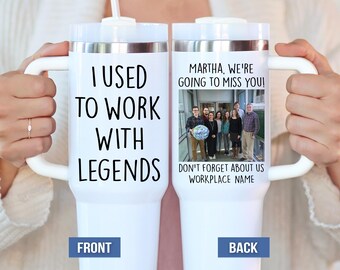 Custom Retiring Gift 40oz Tumbler Retirement for Coworker Retired Boss Gift for Work Team Personalized Happy Retirement Gifts Co Worker Cup