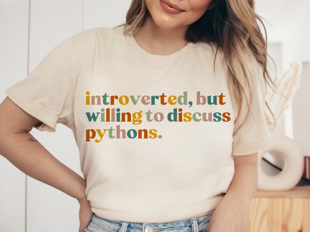 Python Shirt Funny Gift for Ball Python Lovers Tshirts Snake Mom T ...