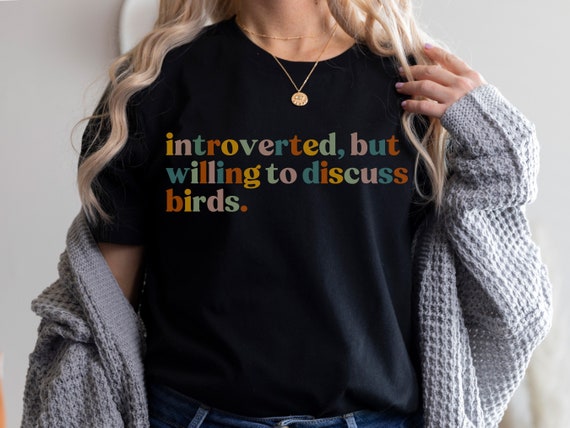 Bird Shirt Funny Gift For Bird Lovers Tshirts Canary Macaw Mom T-Shirt Women Apparel Tee For Her Parrot Pet Owners Funny Bird Tee Aviary Tee