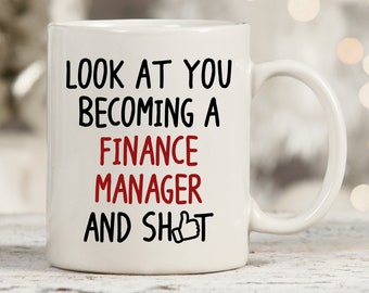 Finance Manager Gifts, Finance Manager Mugs, Gift For Finance Manager, Finance Specialist Gift, Look At You Becoming A Finance Manager