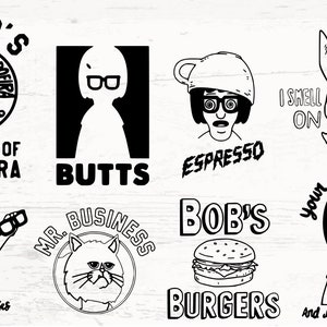 Bobs Burgers svg, Bob's Burgers, bob burgers, svg bundle, Louise Belcher, Cricut svg files, svg files, Tina Belcher, tv show svg, cricut image 3