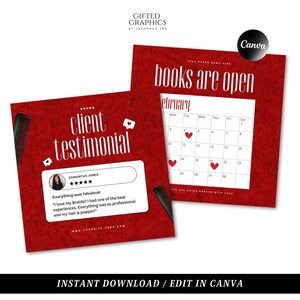 Books Are Open Flyer | Kundenrezensionen und Zeugnisse | Valentinstag Themed | Haare | Schminke | Wimpern | Zöpfe | Nagel & mehr..