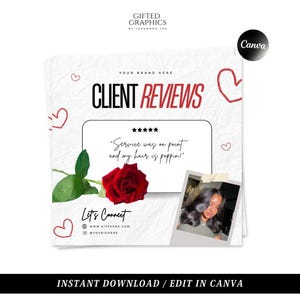 Kundenbewertung Flyer Vorlage | Kundenrezensionen | In Canva | bearbeiten Sofort-Downloads