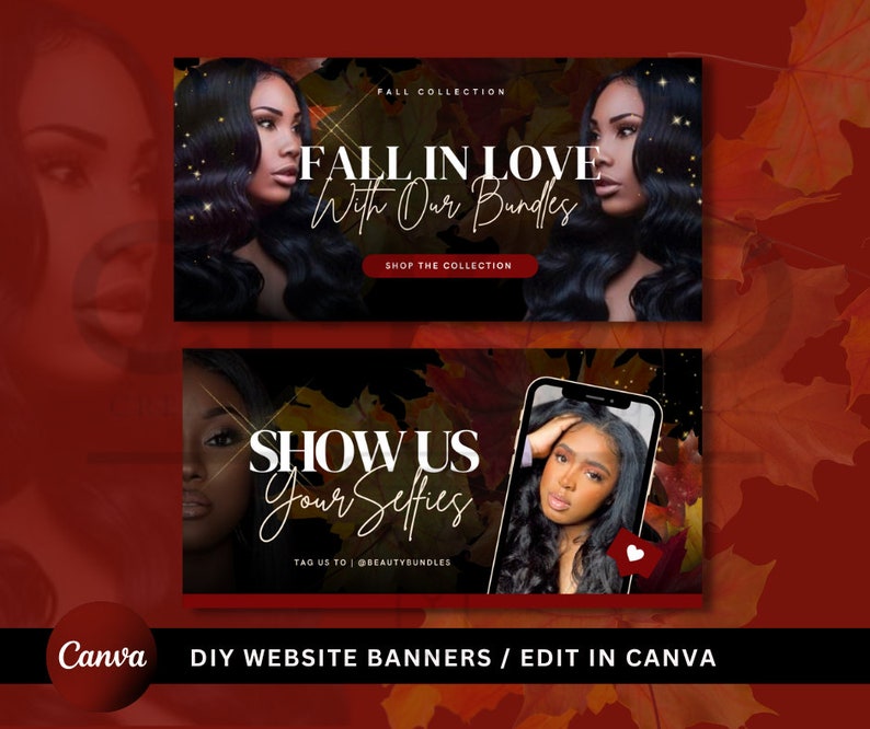 DIY  Banners Edit in Canva Instant Download Bundles Etsy