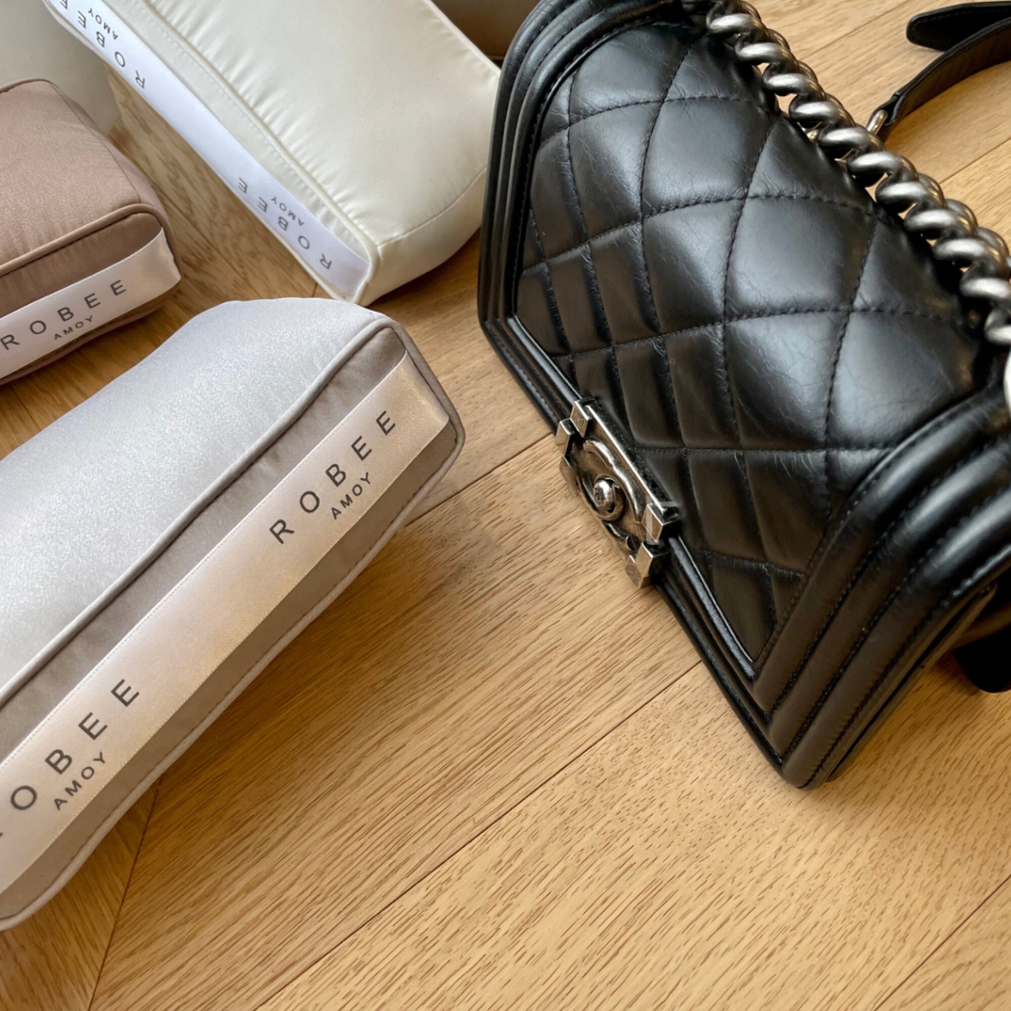 Chanel Boy Shaper Pillow Cushion by Luxury Bag Heaven