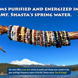 Crystal Bracelet for women, Tumbled Bracelet: Healing Crystal Bracelet,Handmade Men Stretchy Bracelet,Genuine Gemstone Bracelet,For Gift