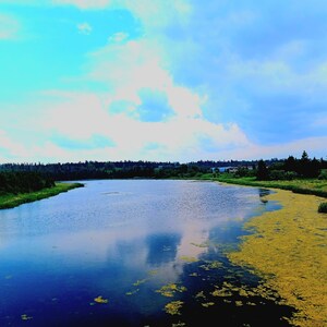 Blue Water, Art Decor, Landscape, Digital Download