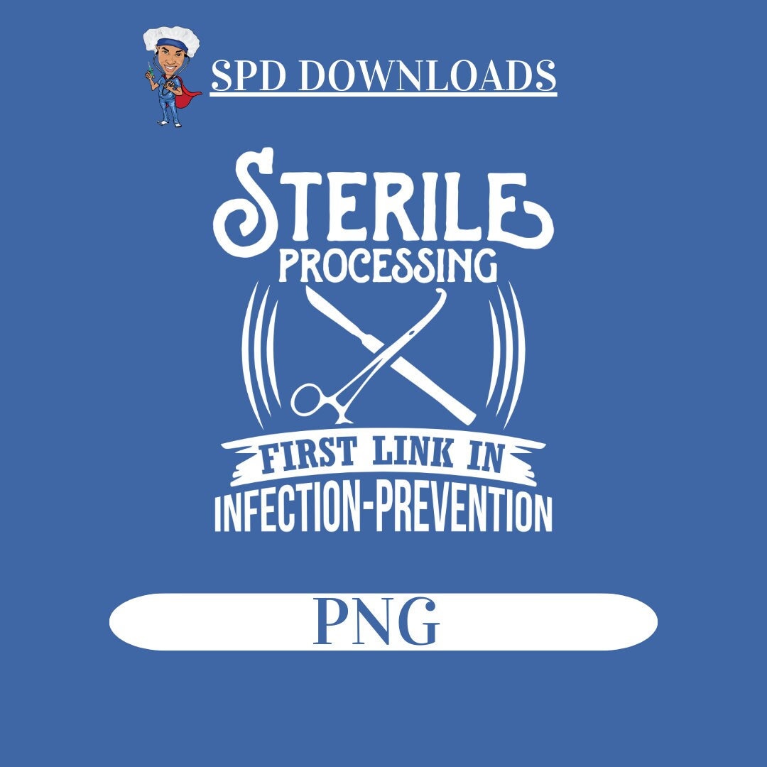 Sterile Processing 1ST LINK PNG JPG - Etsy