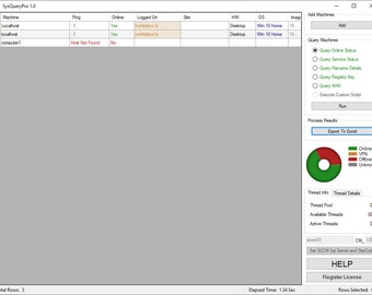 SysQueryPro - Windows-baserat frågeverktyg för fjärrmaskiner