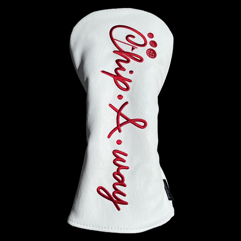 Golf Club Headcover Chipaway white Etsy