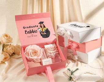 Gift for Graduation, Custom Graduation Gift, Graduation Box for Her, College Graduation Gift, Happy Graduation, 2024 Graduation