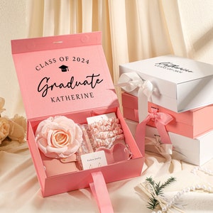 Gift for Graduation, Custom Graduation Gift, Graduation Box for Her, College Graduation Gift, Happy Graduation, 2024 Graduation