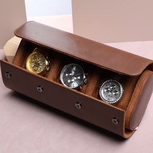 Vintage Watch Storage Box, Personalized Watch Storage Box, Engraved Watch Storage Box, Custom Gift Watch Storage Box, Best Man Gift image 2