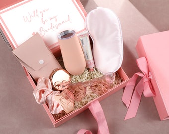 Coffret cadeau de remerciement de mariage, coffret cadeau de demoiselle d’honneur personnalisé, coffret cadeau de demoiselle d’honneur, coffret cadeau de demoiselle d’honneur, cadeau de proposition ou cadeau de remerciement