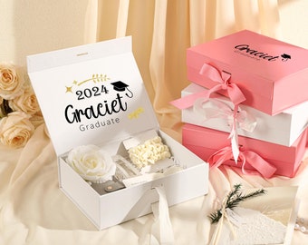 Custom Graduation Gift, Graduation Box for Her, Gift for Graduation, College Graduation Gift, Happy Graduation, 2024 Graduation