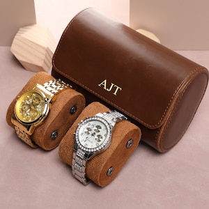 Vintage Watch Storage Box, Personalized Watch Storage Box, Engraved Watch Storage Box, Custom Gift Watch Storage Box, Best Man Gift image 6