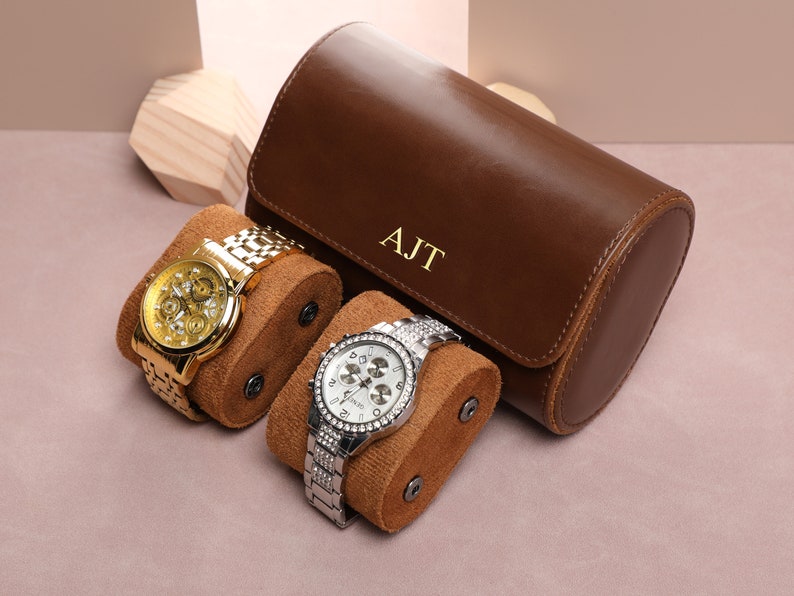 Vintage Watch Storage Box, Personalized Watch Storage Box, Engraved Watch Storage Box, Custom Gift Watch Storage Box, Best Man Gift image 6