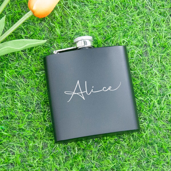 Personalised Engraved Wedding Special Occasion Hip Flask 6oz
