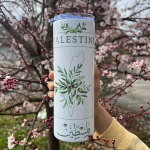 20 oz Palestine Olives Tumbler for Gifts
