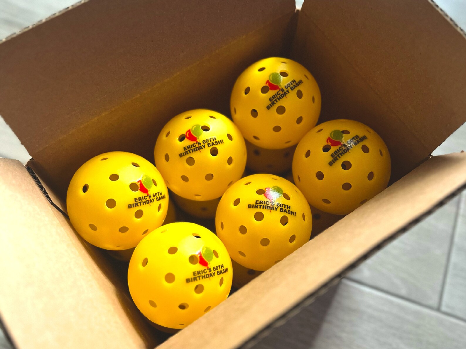 Pickleball Gifts Pickleball Logo Custom Pickleballs for Corporate