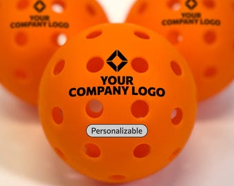 Company Logo Pickleball Balls &gt; Custom Printed Pickleballs for Corporate Events & Promotional Giveaways. Rush Orders and Fast Delivery.