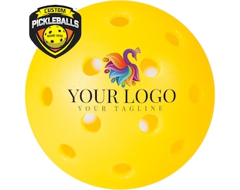 Pickleball Gifts | Pickleball Logo | Custom Pickleballs for Corporate Events & Promotional Giveaways. Rush Orders and Fast Delivery.