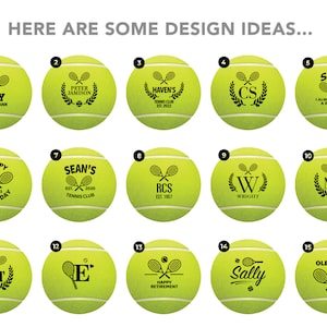 Personalized tennis balls: unique christmas gifts. give the gift of custom tennis balls - rush orders & fast shipping
