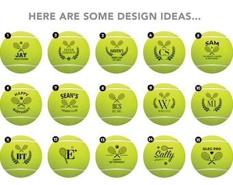 Personalized tennis balls: unique christmas gifts. give the gift of custom tennis balls - rush orders & fast shipping