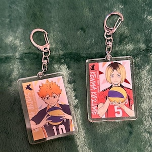 Anime Volleyball Acrylic Charm Keychains Merch