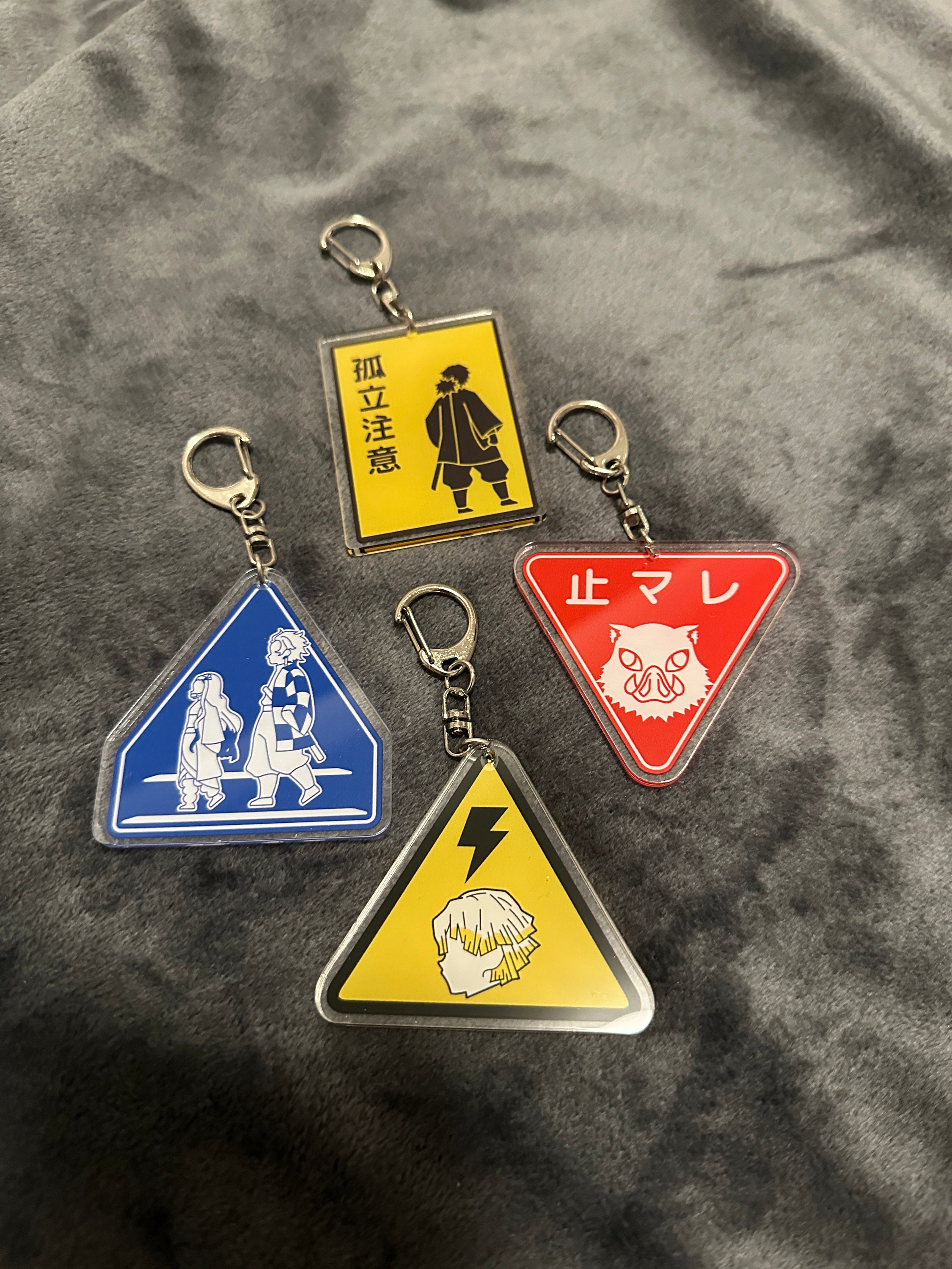 Anime Acrylic Keychain Charm Merch - Etsy