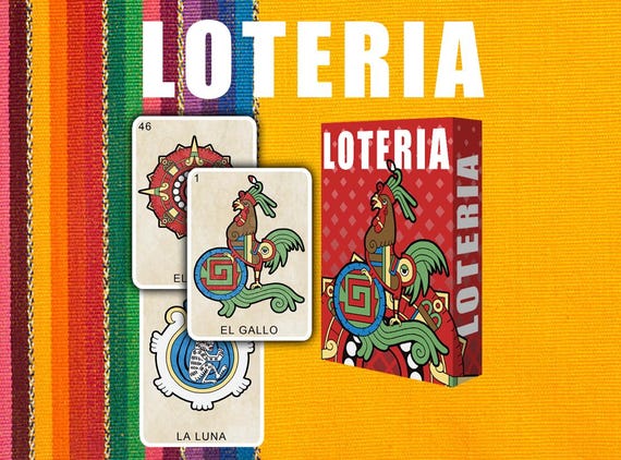 Loteria Azteca: Mexican Bingo With Aztec Art - Etsy